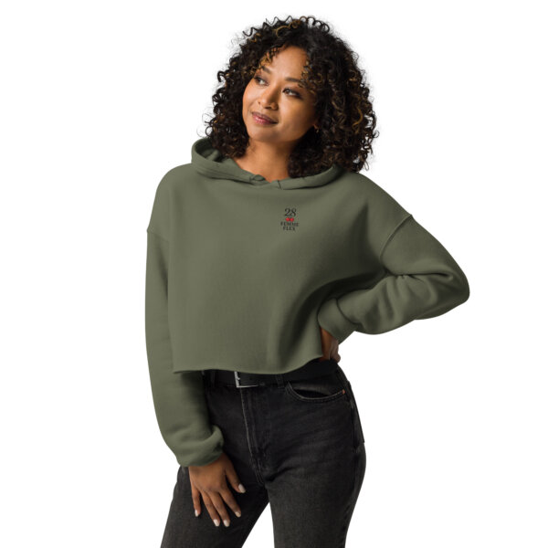 Cropped Hoodie Fleece - Image 3