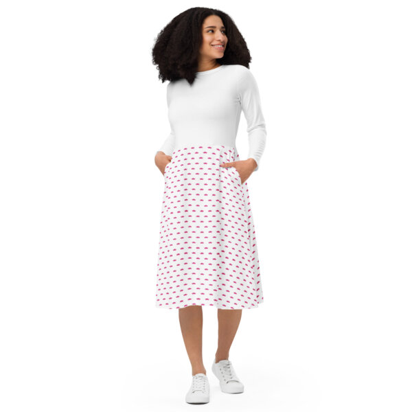 long sleeve midi dress - Image 2