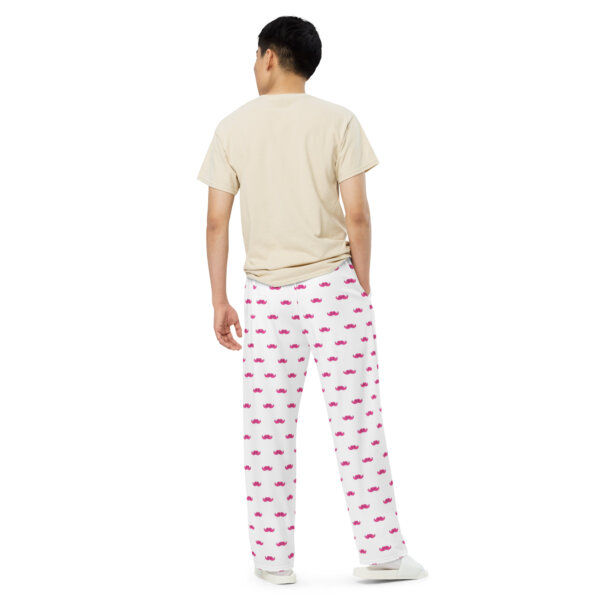 All-over print unisex wide-stache loungers - Image 2