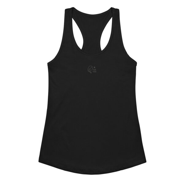 Women’s fitted racerback tank top - Image 2